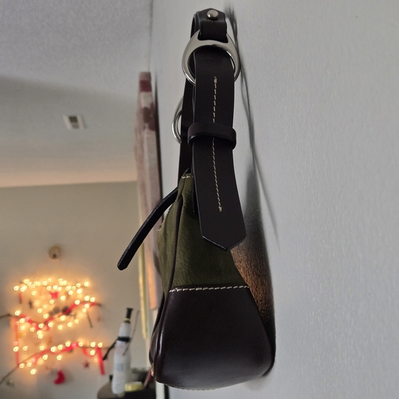 Olive and Brown Women's Handbag - Picture 4 of 6